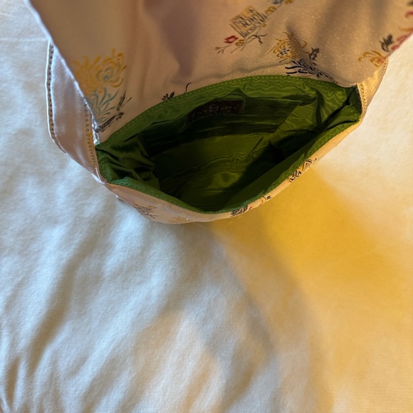 Floral Satin Shoulder Bag in Light Pink - Picture 6 of 8